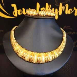 Necklace,Earrings, Bracelet and Ring Set